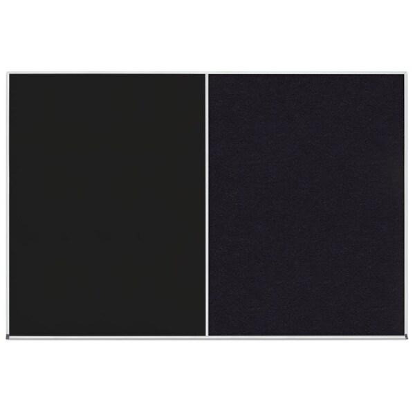 Enclosed Corkboard, 1 Door, 48"x36", 4" Fra